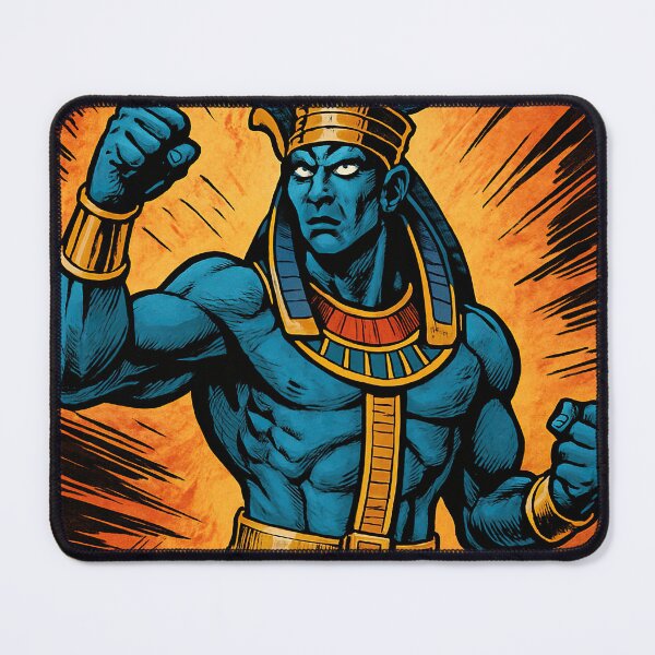 Item preview, Amun, Egyptian blue god | Comics style - Cartoon designed and sold by ComicsFactory.