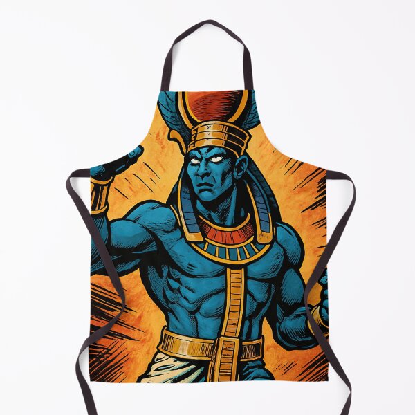 Item preview, Amun, Egyptian blue god | Comics style - Cartoon designed and sold by ComicsFactory.