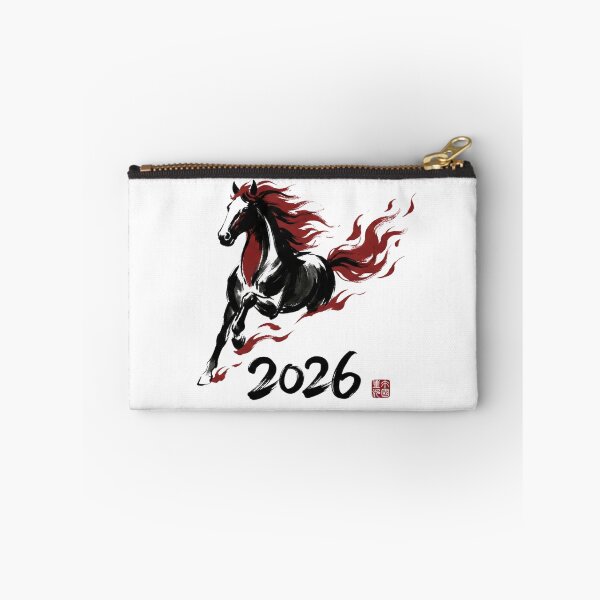 Item preview, 2026 Year of the Fire Horse - Dynamic Ink Wash Art designed and sold by xMErCUrY03x.