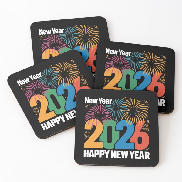 Item preview, Happy New Year 2026 – Celebration Collection designed and sold by MAZDZINE.