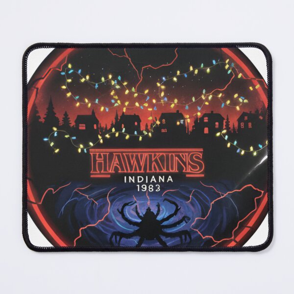 Item preview, Small Town Lights & Shadow Creature | 80s Retro Mystery Sticker designed and sold by hunainraxa.