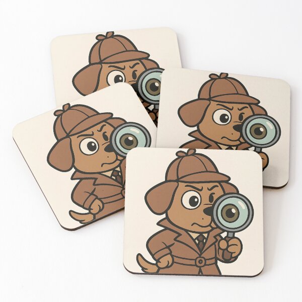 Item preview, Detective Dog – Sherlock Pup With a Big Magnifier designed and sold by PawsGiggles.