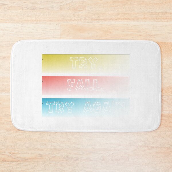 Item preview, try, fall, try again designed and sold by ScOrPiOn sHoP.
