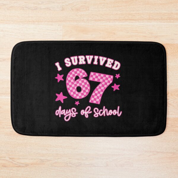 Item preview, I Survived 67 Six Seven Days Of School Checkered  designed and sold by gladysenglish.