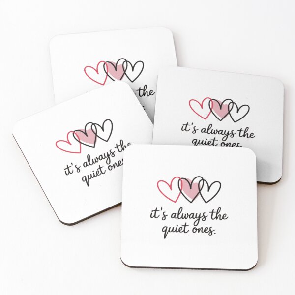 Item preview, It’s Always the Quiet Ones T-Shirt – Minimalist Heart Design for Introverts, Soft Aesthetic Lovers & Cute Gift Buyers designed and sold by GemBob Creations.