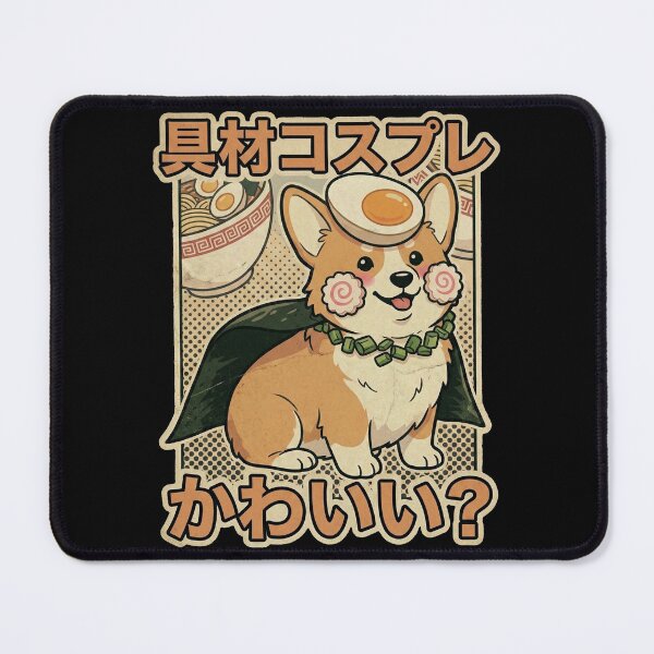 Item preview, Cute Corgi Ramen Ingredient Cosplay - Kawaii Japanese Food Dog Design designed and sold by Bongocomic.