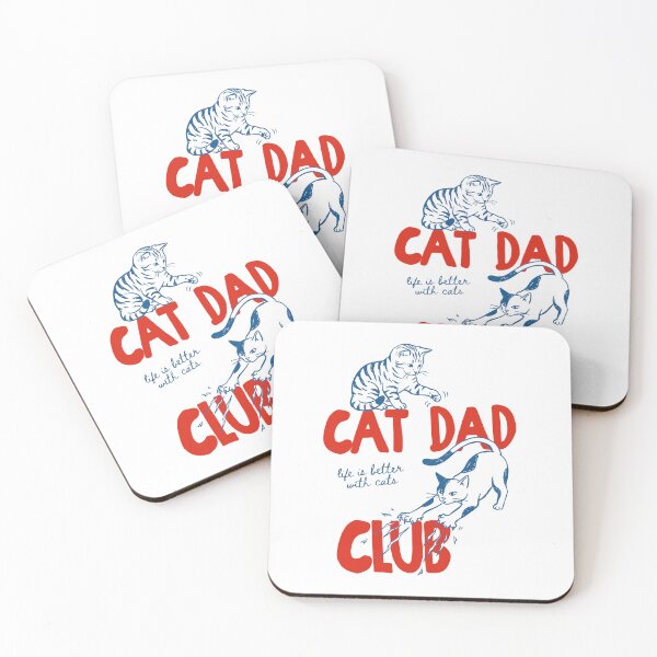 Item preview, Cat Dad Cat Dad Club Funny Cat Cat Lover New Cat Dad Pet Parent (ON BACK) designed and sold by Sendowart.