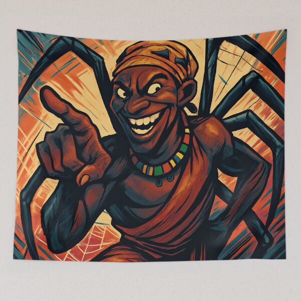 Item preview, Anansi, African trickster spider god | Comics style - Cartoon designed and sold by ComicsFactory.