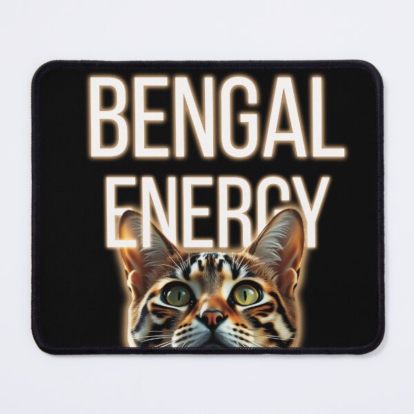 Item preview, Bengal Energy Cat Art | Cozy Minimalist Animal Line Design designed and sold by SeNsArtGallery.