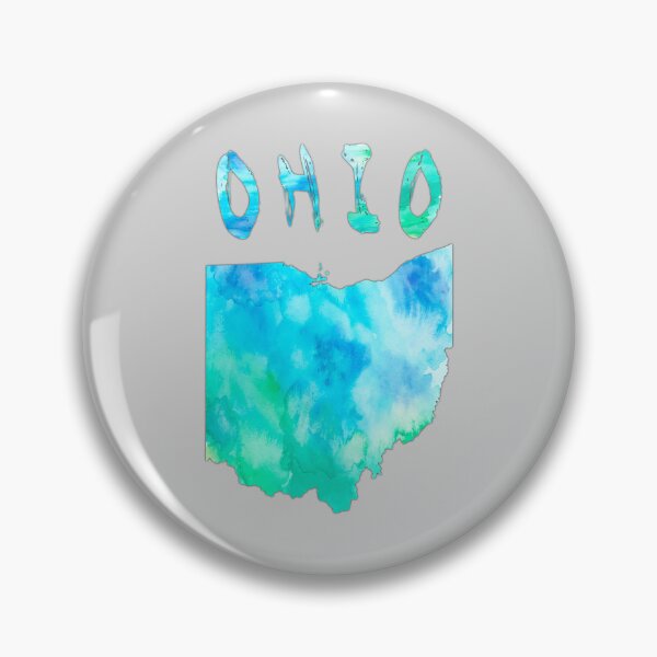 Item preview, Vibrant Ohio Watercolor Map - Artistic State Outline designed and sold by mashmosh.