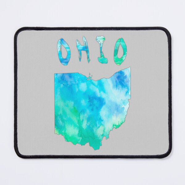 Item preview, Vibrant Ohio Watercolor Map - Artistic State Outline designed and sold by mashmosh.