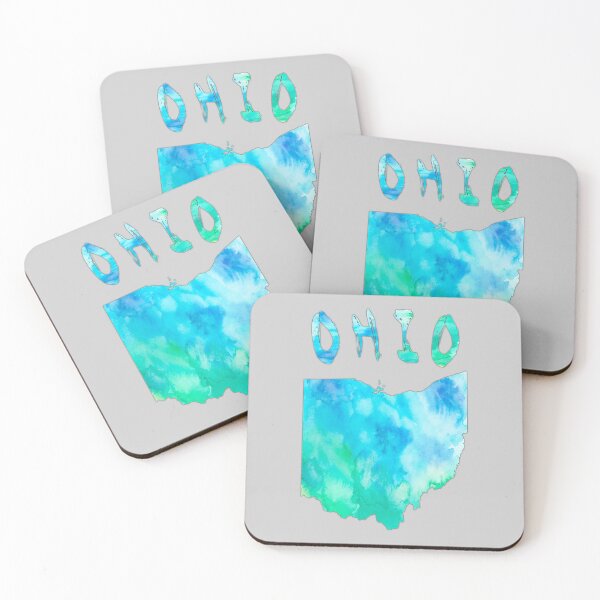 Item preview, Vibrant Ohio Watercolor Map - Artistic State Outline designed and sold by mashmosh.