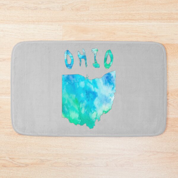 Item preview, Vibrant Ohio Watercolor Map - Artistic State Outline designed and sold by mashmosh.