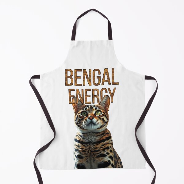Item preview, Bengal Energy Feline | Striking Bengal Cat Motivational Print designed and sold by SeNsArtGallery.
