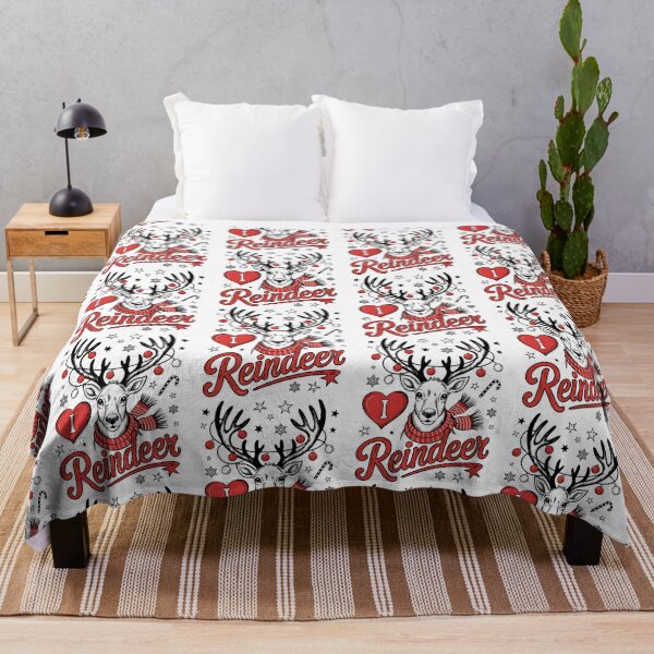 Item preview, Reindeer Love – Festive Cozy Christmas Season Design designed and sold by Taans-Creation.