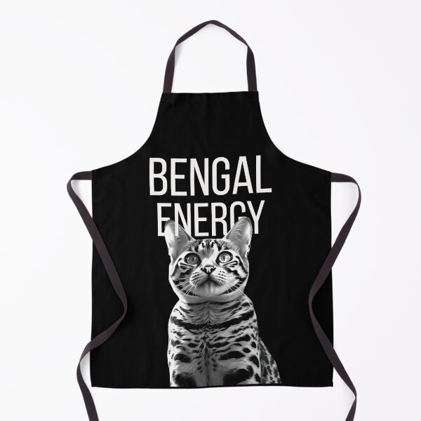 Item preview, Bengal Energy Monochrome | Modern Cat Lover Wall Art Gift designed and sold by SeNsArtGallery.