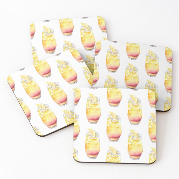 Aperçu de l'œuvre Boisson glacée à la limonade, aquarelle créée et vendue par MeiC-Artsy.