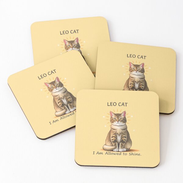 Item preview, LEO ZODIAC CAT designed and sold by DivinelyAligned8.