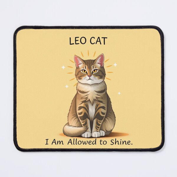 Item preview, LEO ZODIAC CAT designed and sold by DivinelyAligned8.