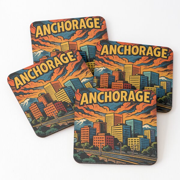 Item preview, Anchorage, city | Comics style - Cartoon designed and sold by ComicsFactory.