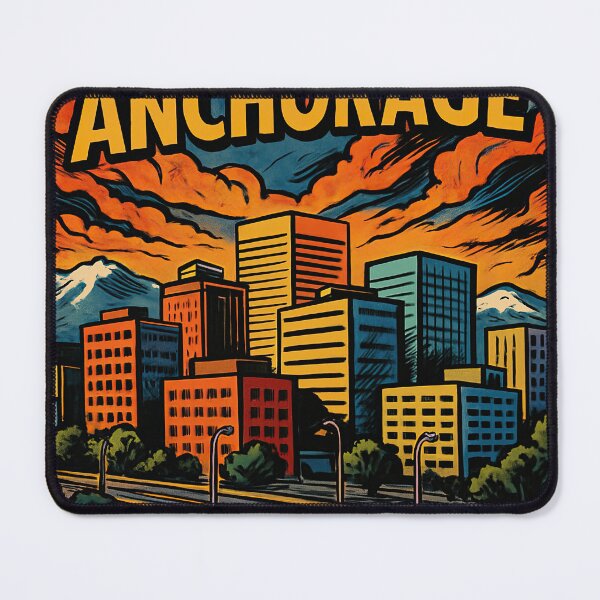 Item preview, Anchorage, city | Comics style - Cartoon designed and sold by ComicsFactory.