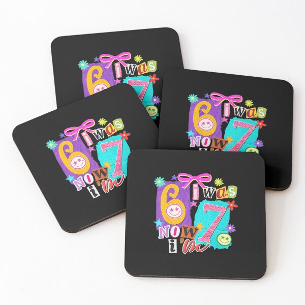 Item preview, I Was 6 Now Im 7 67 Six Seven Meme 7 Years Old Birthday  designed and sold by gladysenglish.