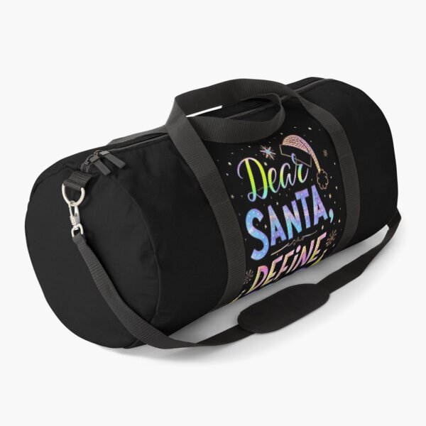 Item preview, Dear Santa Define Good — Holographic Christmas Quote designed and sold by creativerooney.