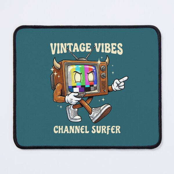 Item preview, Retro TV Channel Surfer Mascot designed and sold by AliveStyle.