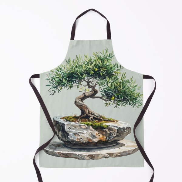 Item preview, Olive bonsai on a stone slab designed and sold by LiskoDesign.