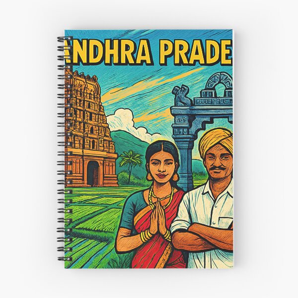 Item preview, Andhra Pradesh | Comics style - Cartoon designed and sold by ComicsFactory.