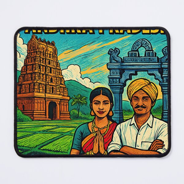 Item preview, Andhra Pradesh | Comics style - Cartoon designed and sold by ComicsFactory.