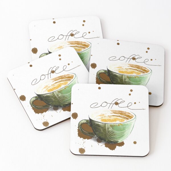 Item preview, Artistic Coffee Cup Illustration designed and sold by ShykShop.