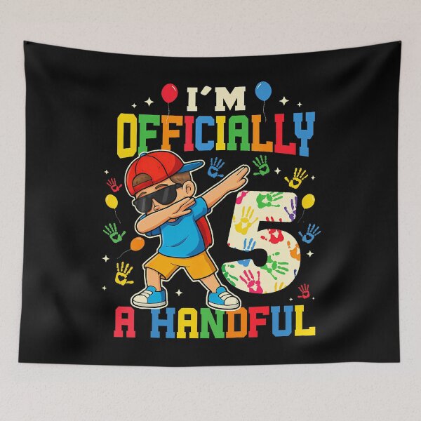 Item preview, Kids I'M Officially A Handful Five Cool 5Th Birthday Turning designed and sold by TysonLangosh.