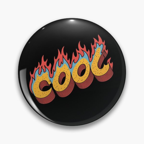 Item preview, Cool on Fire – Retro Flaming designed and sold by vvcreativedesigns.