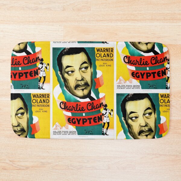 Item preview, Vintage Movie Poster | Charlie Chan in Egypt | Classic Art Deco Style | Warner Oland | 1930s Film Memorabilia & Egyptian Adventure designed and sold by artofuniverse.
