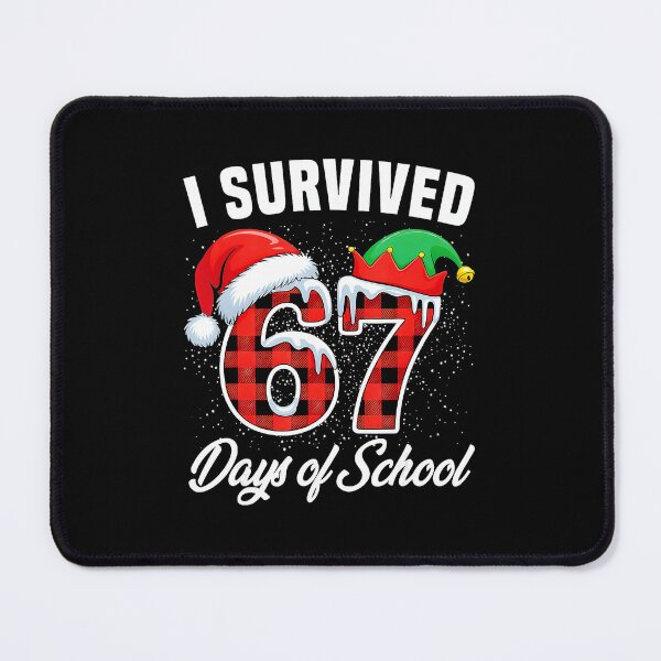 Item preview, I Survived 67 Days Of School Six Seven Teacher Student Xmas designed and sold by JEFDodsonArt.