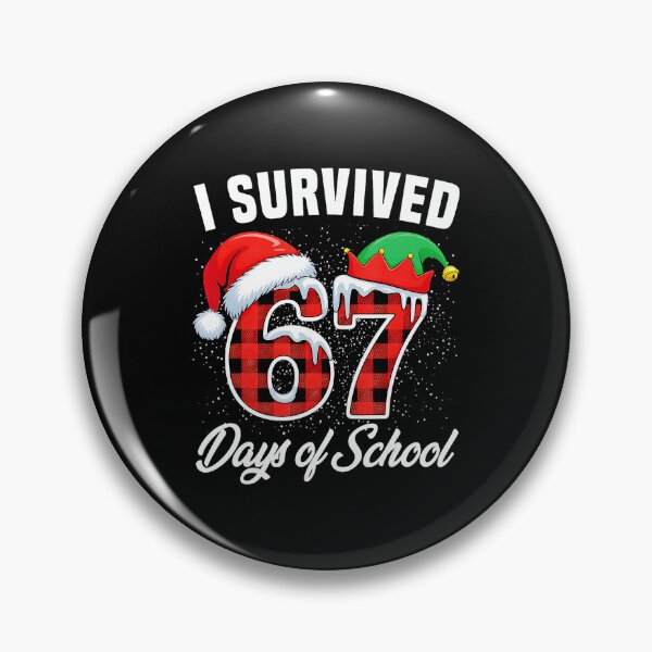 Artikelvorschau, Ich habe 67 Schultage überlebt. Sechs Sieben Lehrer Schüler Weihnachten entworfen und verkauft von JEFDodsonArt.
