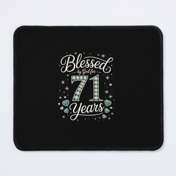 Item preview, Womens Blessed By God For 71 Years Old 71st Birthday Party Cute designed and sold by namibambam.