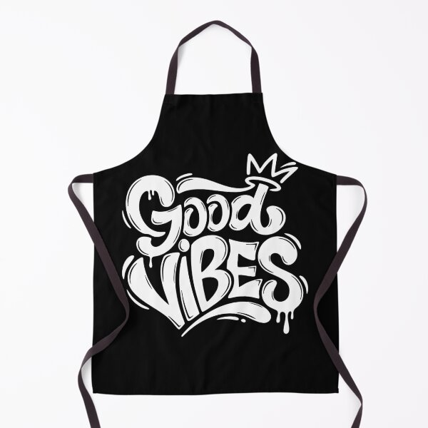 Item preview, Graffiti-Style “Good Vibes” Typography with Crown Vector Illustration designed and sold by StoreXlk.