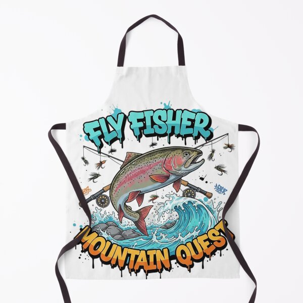 Item preview, Fly Fisher Graffiti with Rainbow Trout designed and sold by newvisionart191.