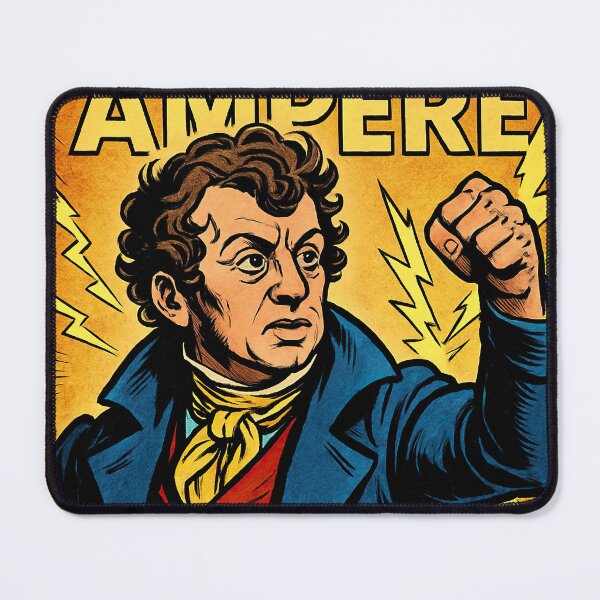 Item preview, Andre-Marie Ampere | Comics style - Cartoon designed and sold by ComicsFactory.