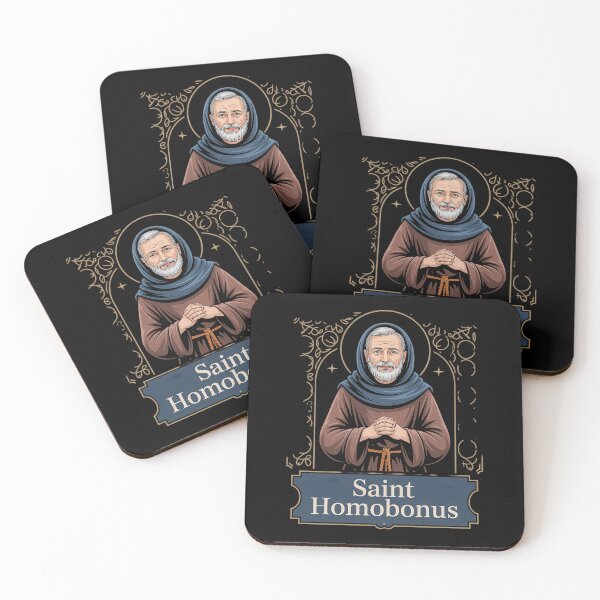 Item preview, St Homobonus Patron Saint of Business People Tailor Catholic designed and sold by visionnen.