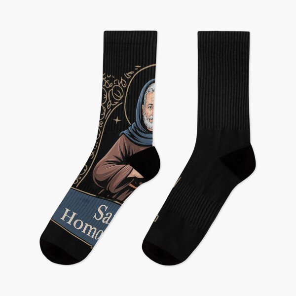 Item preview, St Homobonus Patron Saint of Business People Tailor Catholic designed and sold by visionnen.