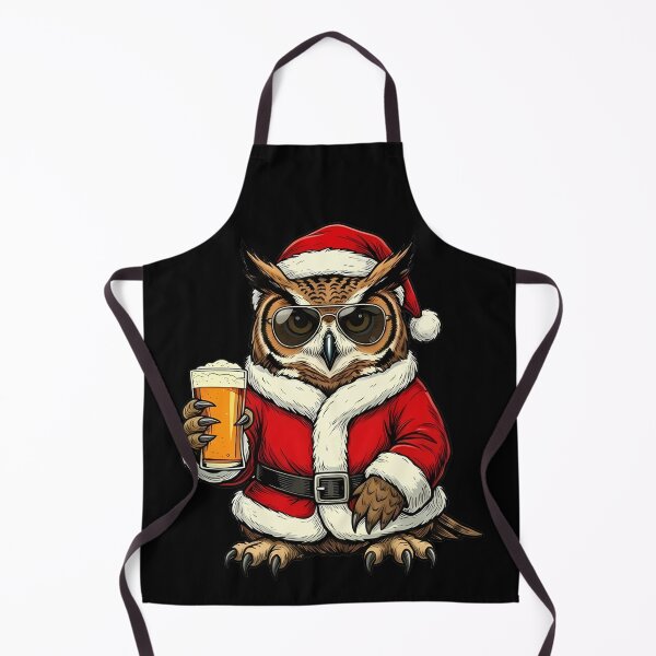 Item preview, Cool Santa Owl Christmas Beer Lover designed and sold by k3rstman1.