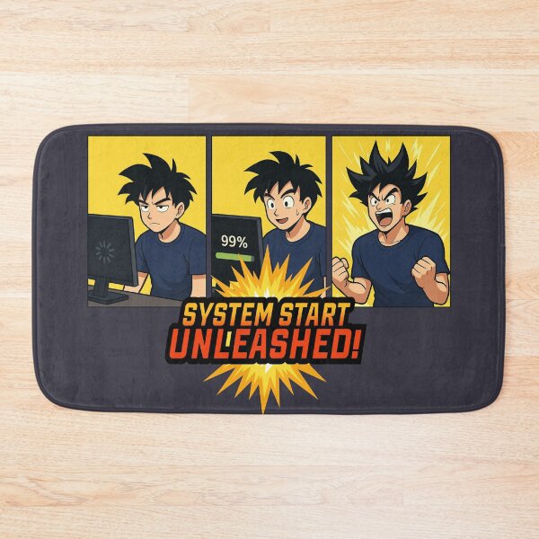 Item preview, System Start Unleashed – Power-Up Parody Comic designed and sold by VoglR.