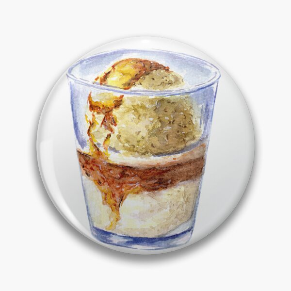 Item preview, Affogato Dessert Watercolour designed and sold by MeiC-Artsy.