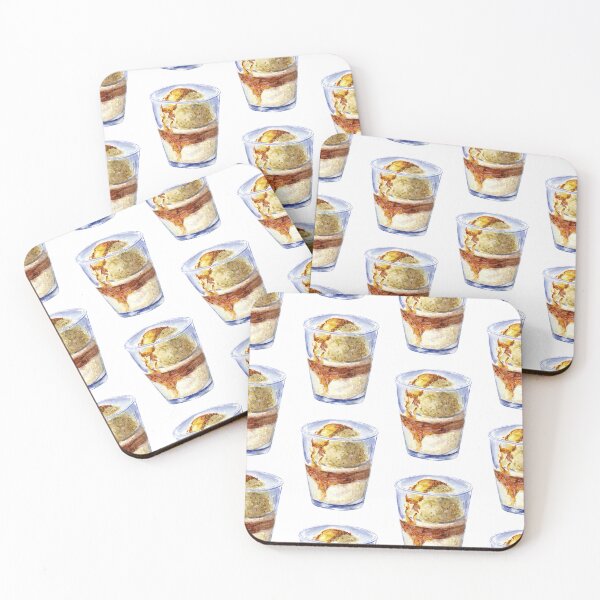 Item preview, Affogato Dessert Watercolour designed and sold by MeiC-Artsy.
