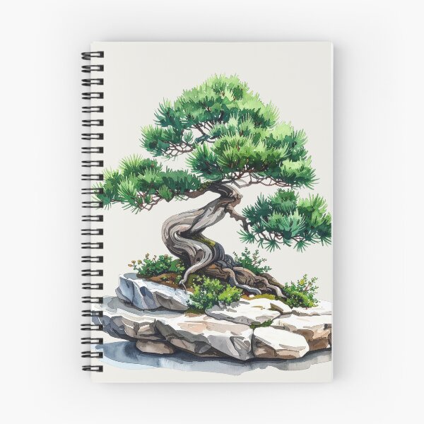 Item preview, Juniper bonsai on a stone slab designed and sold by LiskoDesign.