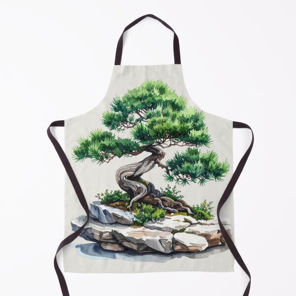 Item preview, Juniper bonsai on a stone slab designed and sold by LiskoDesign.