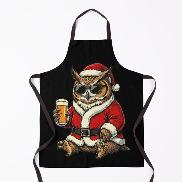 Item preview, Santa Owl Sunglasses Beer Christmas Party designed and sold by k3rstman1.